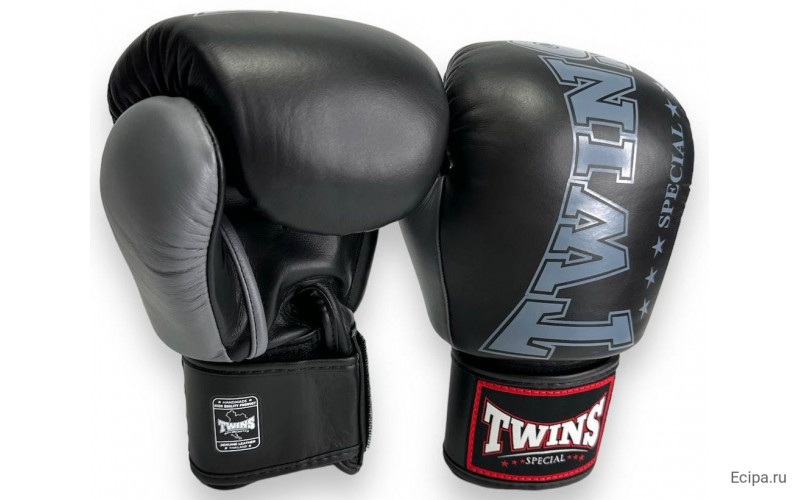 Боксерские перчатки TWINS Special BGVL3-2TA black gray 10 oz