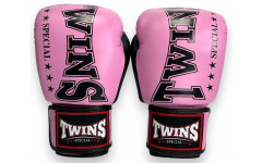 Боксерские перчатки TWINS Special BGVL3-2TA pink black 16 oz