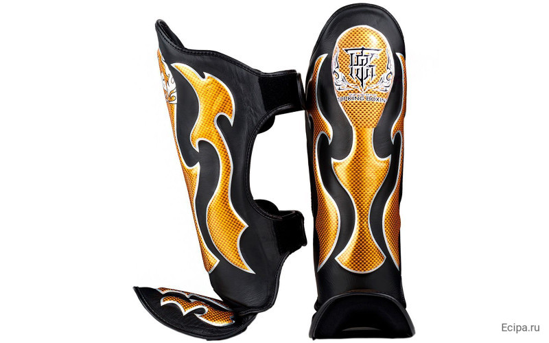 Защита голени Top King TKSGEM-01 Empower Creativity black-gold - XL