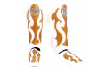 Защита голени Top King TKSGEM-01 Empower Creativity white-gold - L