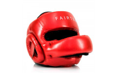 Шлем с бампером Fairtex HG17 red L