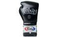 Боксерские перчатки на шнурке Fairtex BGL7 black 14 oz