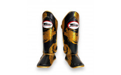 Защита голени Twins Special FSGL10-49 black gold - L