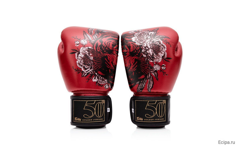 Боксерские премиальные перчатки Fairtex GOLDEN JUBILEE 12 oz
