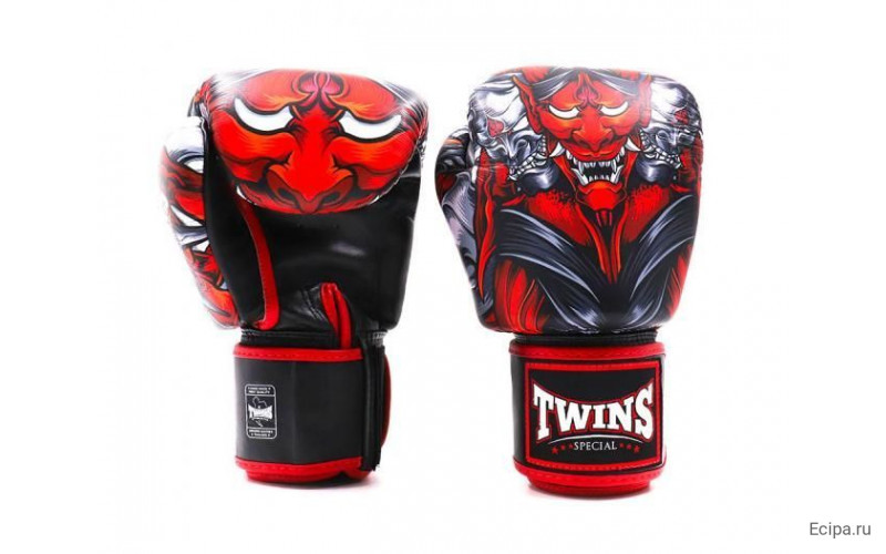 Боксерские перчатки Twins FBGVL3-58 (Кабуки) 8 oz