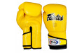 Боксерские перчатки Fairtex BGV6 yellow 10 oz