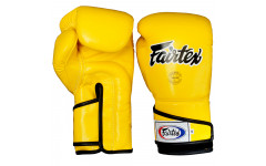 Боксерские перчатки Fairtex BGV6 yellow 10 oz
