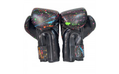 Боксерские перчатки Fairtex BGV14 Painter color black 12 oz