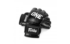 ММА перчатки Fairtex FGV12 ONE black L ММА перчатки Fairtex FGV12 ONE black L