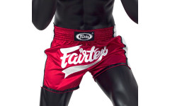 Шорты для бокса Fairtex BS1704 (красный-белый) S Шорты для бокса Fairtex BS1704 (красный-белый) S