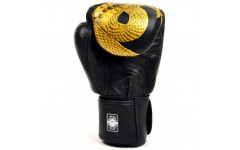 Боксерские перчатки Twins FBGVL3-23 black gold 10 oz Боксерские перчатки Twins FBGVL3-23 black gold 10 oz