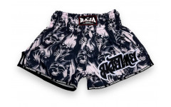 Шорты для бокса Raja Boxing Skullz pink 2XL