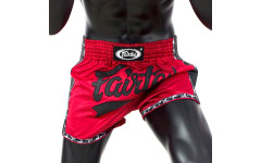 Шорты для бокса Fairtex BS1703 (красно-черные) 3XL Шорты для бокса Fairtex BS1703 (красно-черные) 3XL