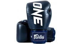Боксерские перчатки Fairtex One ChampionShip blue 12 oz Боксерские перчатки Fairtex One ChampionShip blue 12 oz