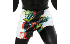 Шорты для бокса Fairtex BS1908 (белый) XL Шорты для бокса Fairtex BS1908 (белый) XL