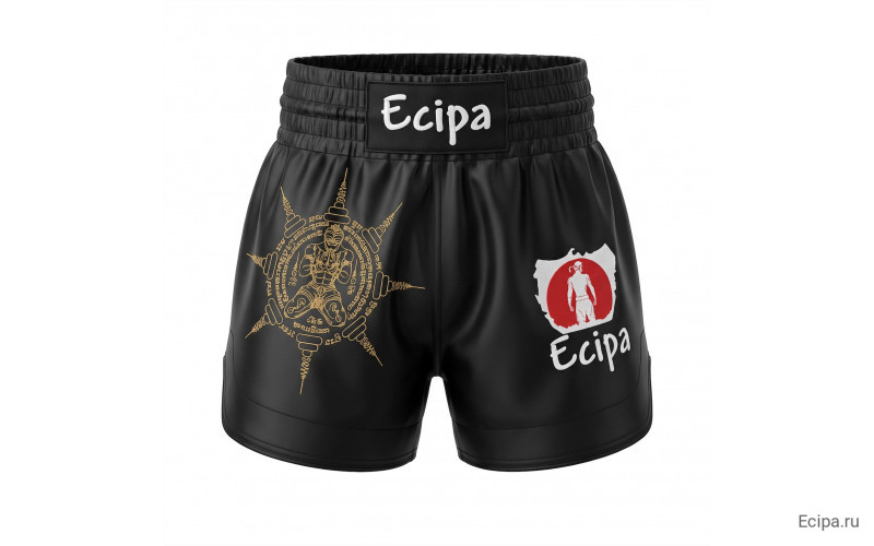 Шорты для Muay Thai Ecipa Fighter black S