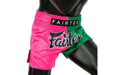 Шорты для бокса Fairtex BS1911 (розовый-зеленый) S Шорты для бокса Fairtex BS1911 (розовый-зеленый) S