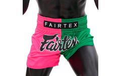 Шорты для бокса Fairtex BS1911 (розовый-зеленый) XL Шорты для бокса Fairtex BS1911 (розовый-зеленый) XL