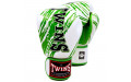 Боксерские перчатки TWINS FBGVL3-TW2 WHITE-GREEN 16 oz