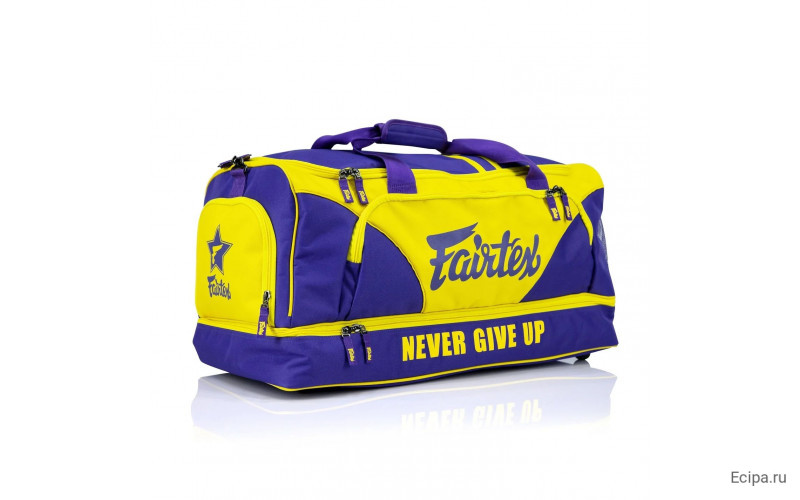 Спортивная сумка Fairtex BAG2 purple yellow