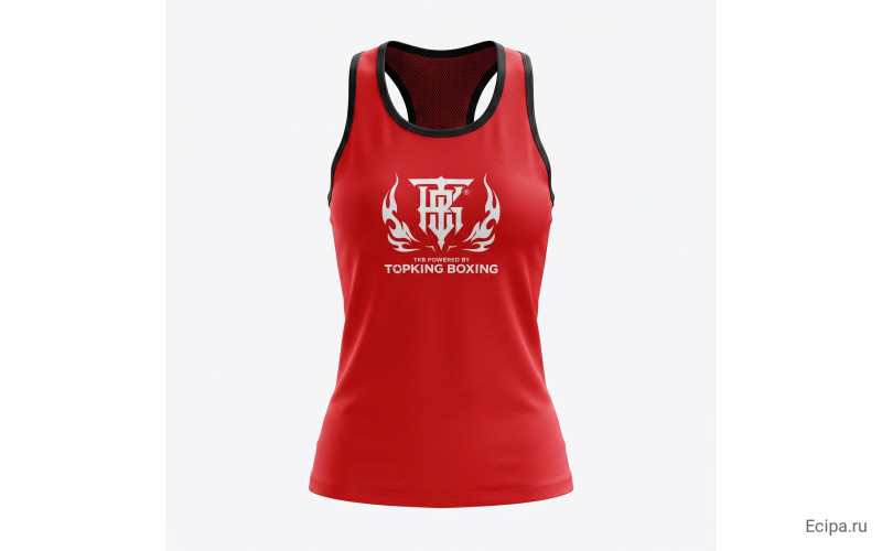 Майка для соревнований Top King Boxing red XL