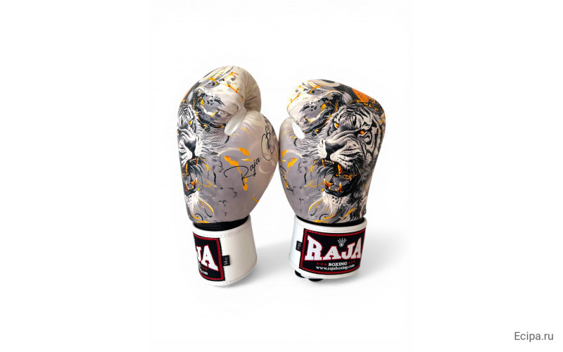 Боксёрские перчатки Raja White Tiger 10 oz